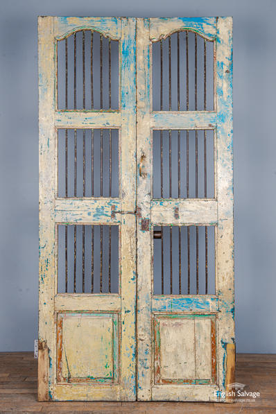 Shabby pair of Indian Jali doors