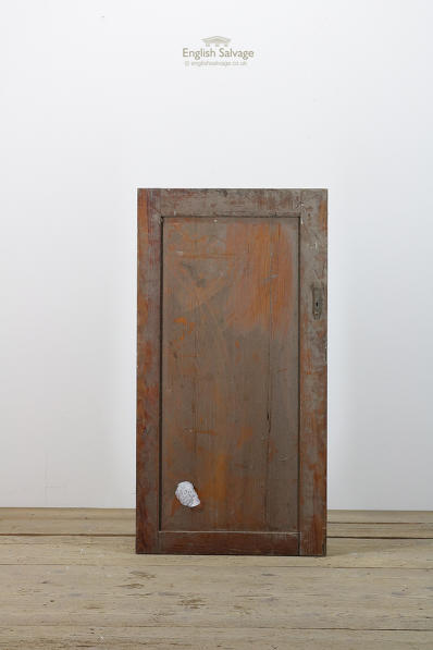 Single panel pitch pine cupboard door