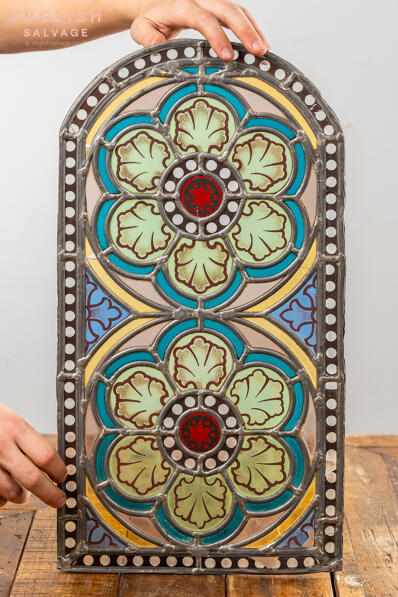 Small stained glass panel