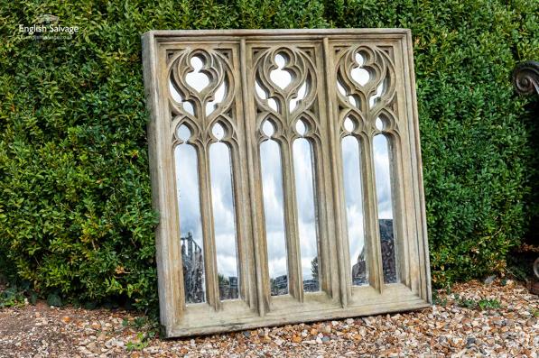 Stunning Gothic composition stone mirror