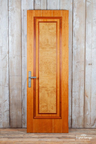Tall single panel maple veneer doors