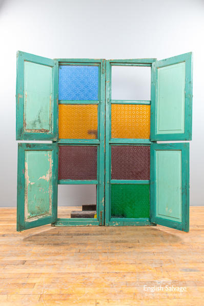 Unique Moroccan glazed windows and shutters