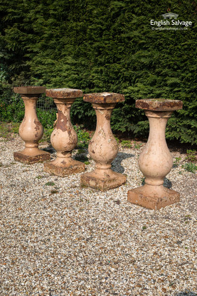 Victorian cast iron baluster bases