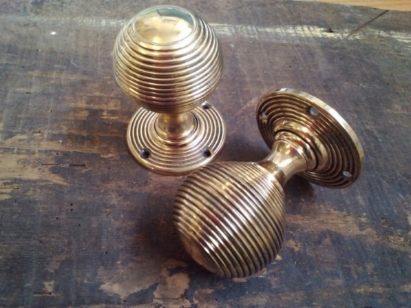 Victorian Style Brass Beehive Knobs MK1