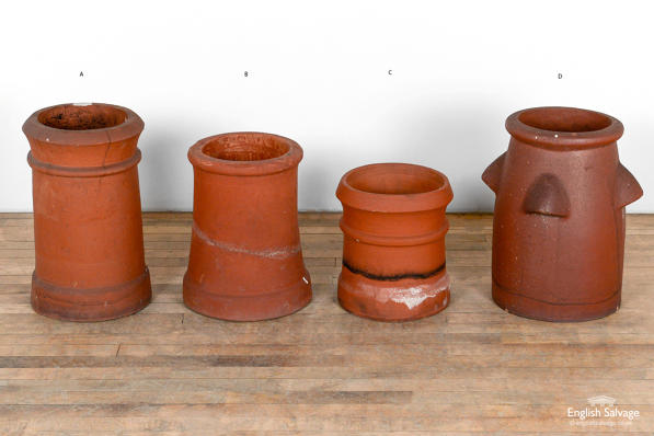 Vintage chimney pots / planters