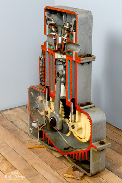 Vintage training model petrol engine